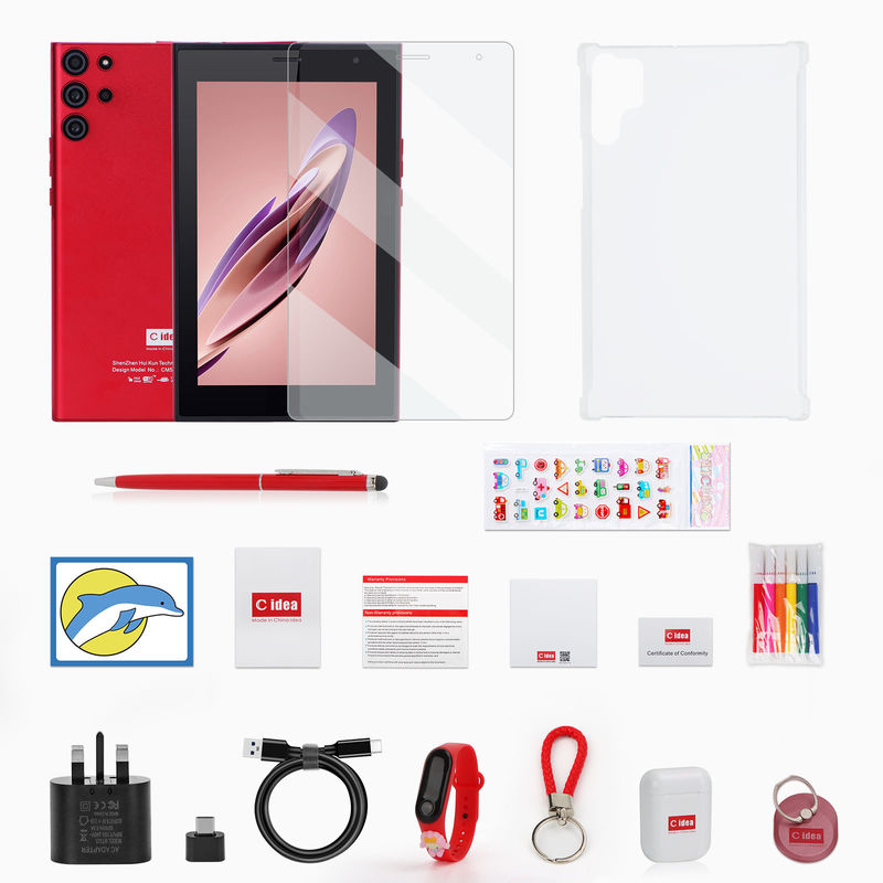 C idea Android 12 System Business Tablet PC da 7 pollici che supporta il Bluetooth Dual Card Calling con tastiera CM522