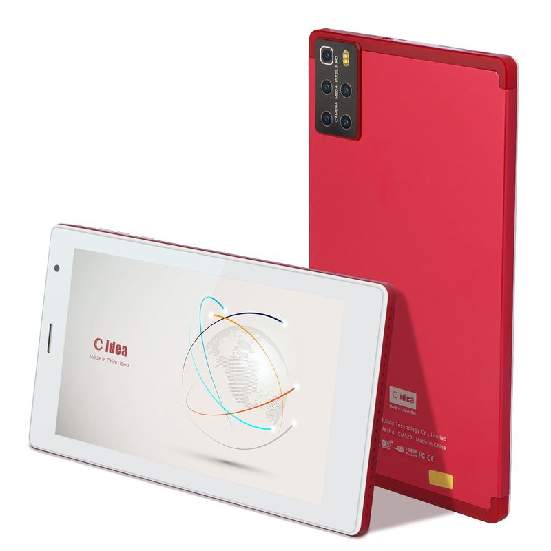 C idea Portable And Convenient Use Tablet touch screen da 7 pollici con display ad alta risoluzione CM520 (rosso)