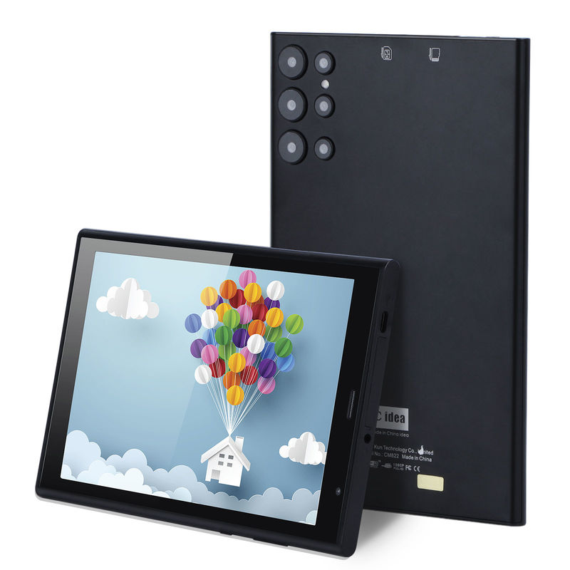 C idea 8 pollici Android Tablet PC 8GB RAM 512GB ROM Quad Core 800*1280 HD Tablet con WIFI/SIM Card CM822 (Nero)