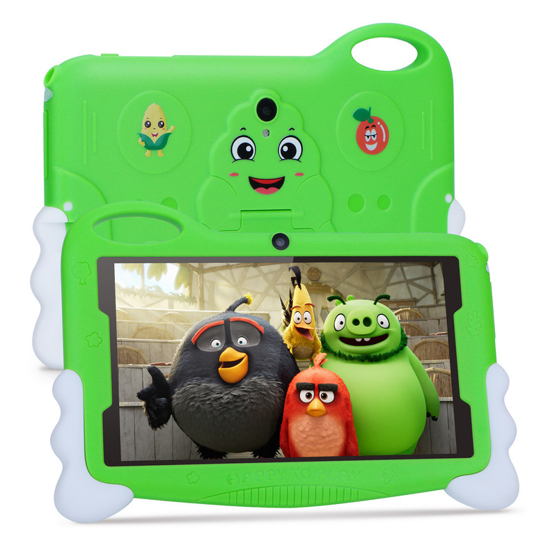 C idea Kids Student Study Tablet 7 pollici Cute Long Battery Life 32GB Storage 2MP + 5MP Due fotocamere CM90 Verde