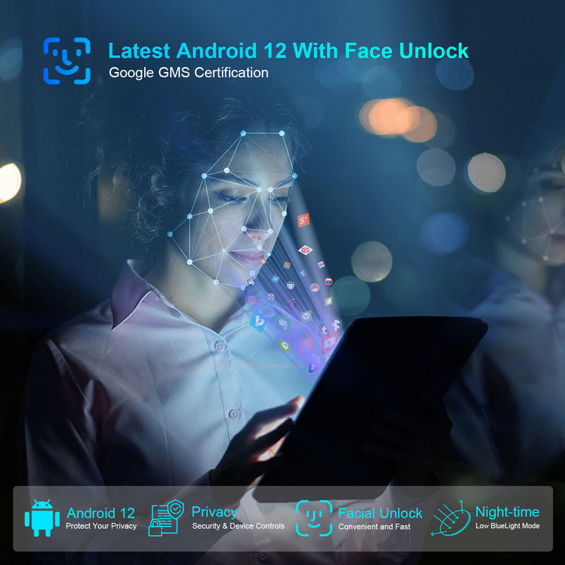 C idea 3GB RAM 64GB ROM 10 pollici Android Tablet PC 512GB Espandi HD IPS Display CM9000 Spazio Grigio