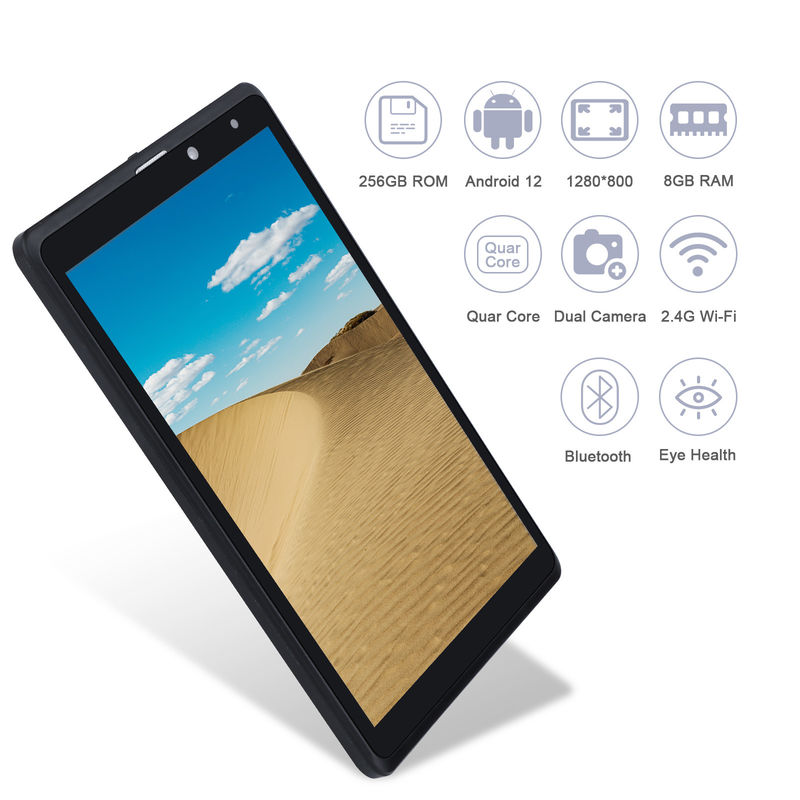 C idea Adulti Nero Android 8 pollici Tablet PC CM835 MTK Chip 256GB Grande spazio di archiviazione Supporta GPS