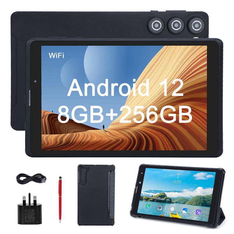 C idea Adulti Nero Android 8 pollici Tablet PC CM835 MTK Chip 256GB Grande spazio di archiviazione Supporta GPS