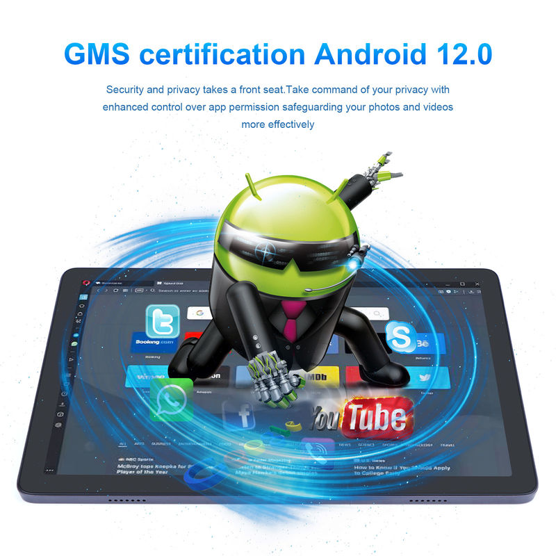 C Idea Tablet Android con doppia fotocamera 6000mAh Google certificato 10.1 pollici Tablet P1200
