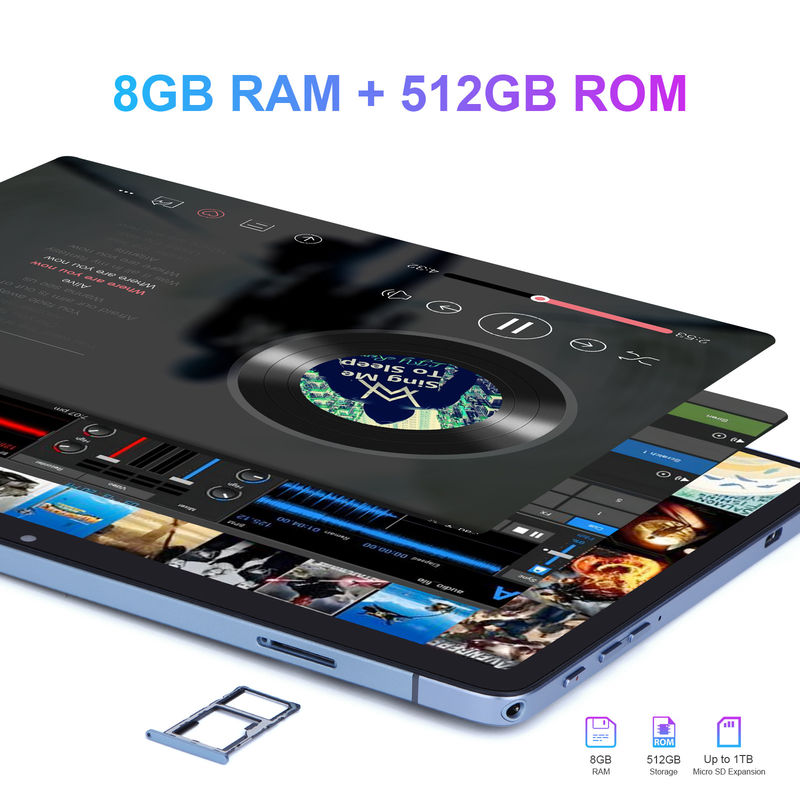 C idea Supporto SIM Lungo durata 512GB di archiviazione 10 pollici Tablet PC per la scuola CM8500