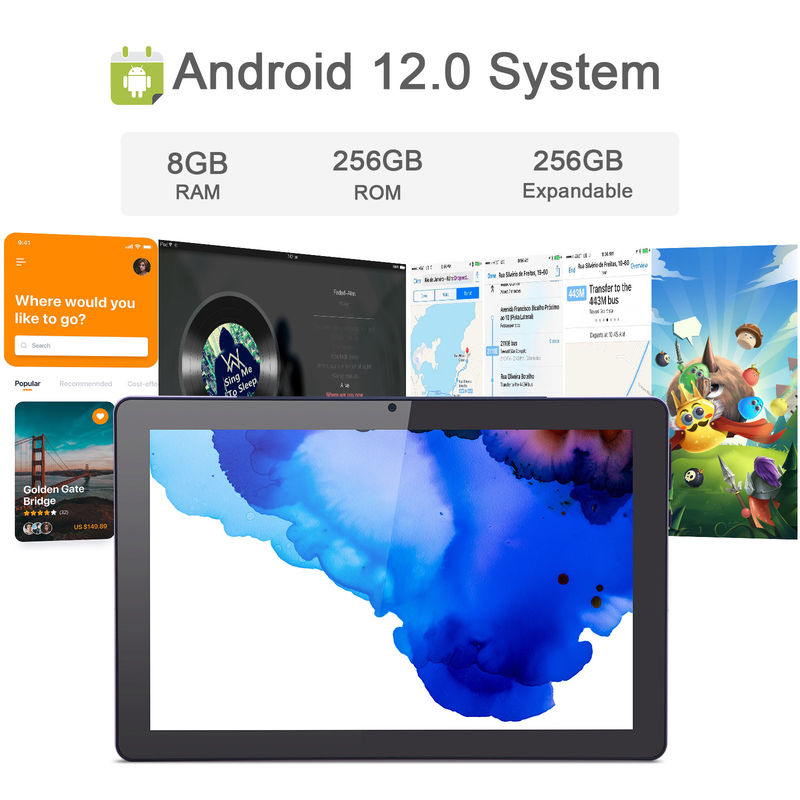 C idea 9.7 pollici Android 12 Tablet 8GB RAM 512GB ROM Modello CM7800 Rosa