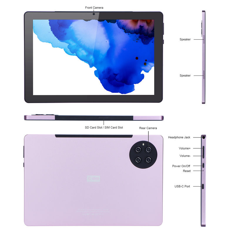 C idea 9.7 pollici Android 12 Tablet 8GB RAM 512GB ROM Modello CM7800 Rosa