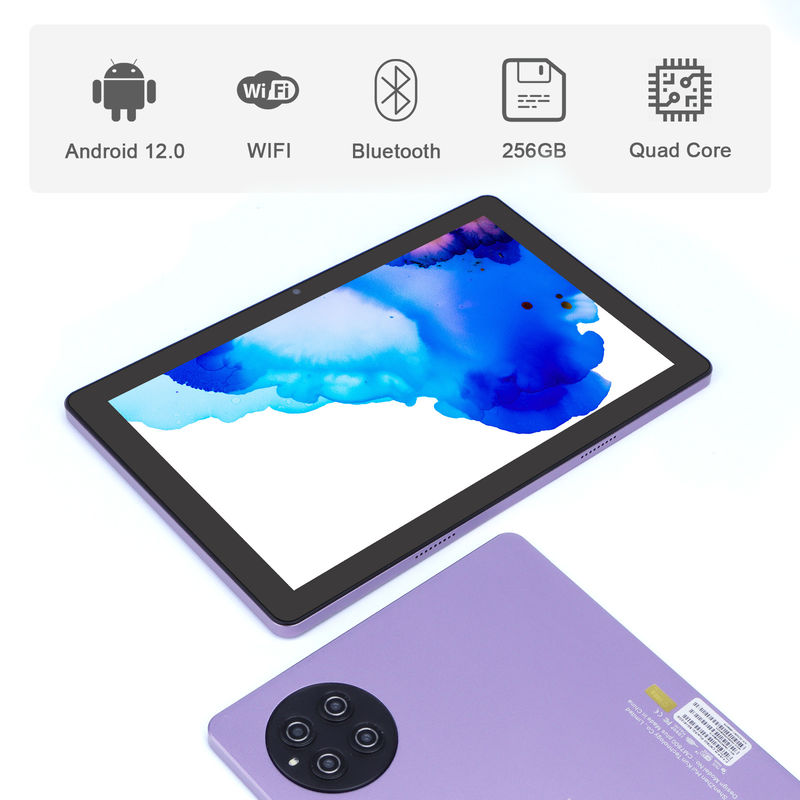 C idea 9.7 pollici Android 12 Tablet 8GB RAM 512GB ROM Modello CM7800 viola