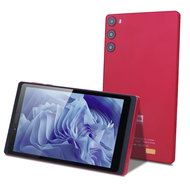 C Idea Tablet da 7 pollici 6GB RAM 128GB ROM Con SIM Tablet Android PC per studenti CM525 Rosso