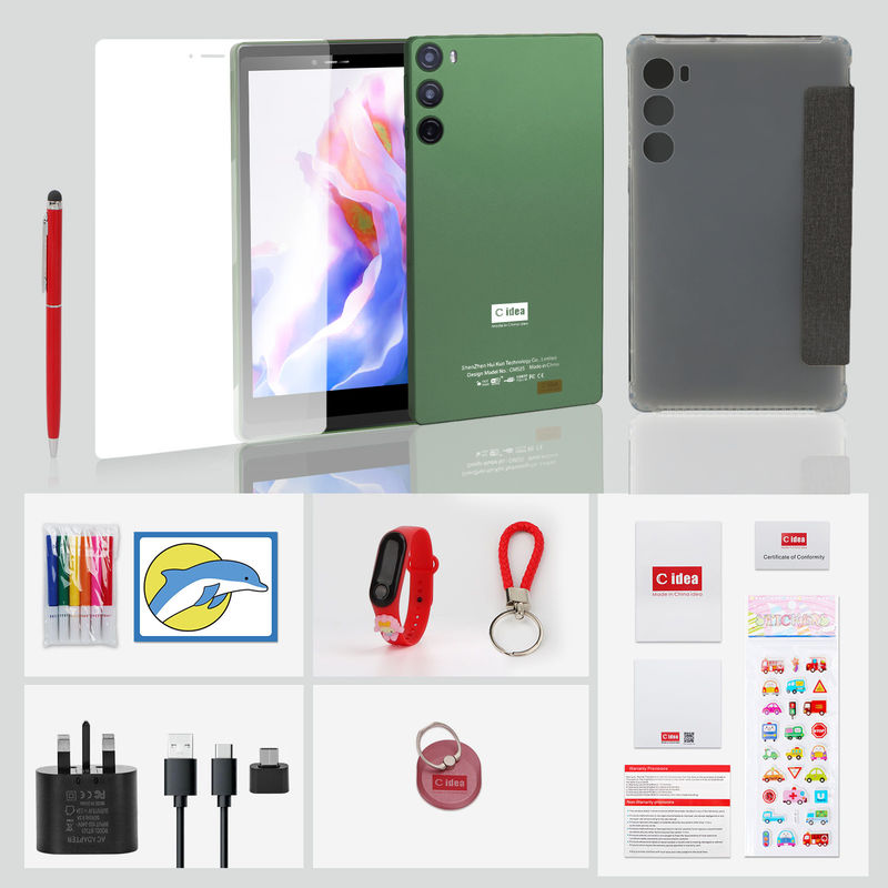 C Idea Tablet con touch screen da 7 pollici con SIM per studenti CM525 Verde