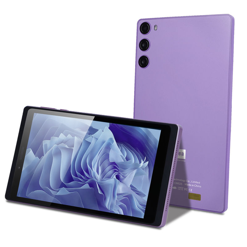 C idea 7 pollici 6 + 128GB 6000mAh Android Tablet PC con SIM per studenti CM525 viola