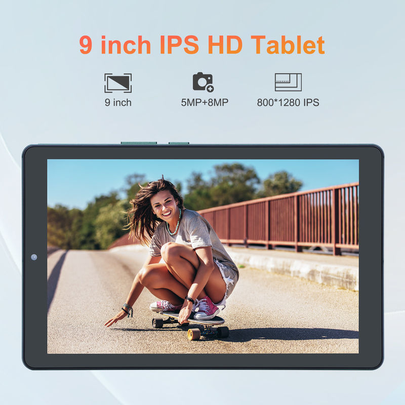 C idea 9 pollici Android 12 Tablet 8GB RAM 512GB ROM 5MP + 8MP Dual Camera WIFI Tablet con SIM CM915 (verde)