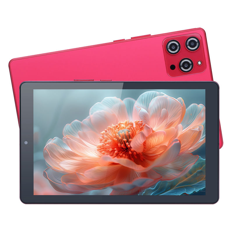 C idea 9 pollici Android 12 Tablet 8GB RAM 512GB ROM 5MP + 8MP Dual Camera WIFI Tablet con SIM CM915 (rosso)