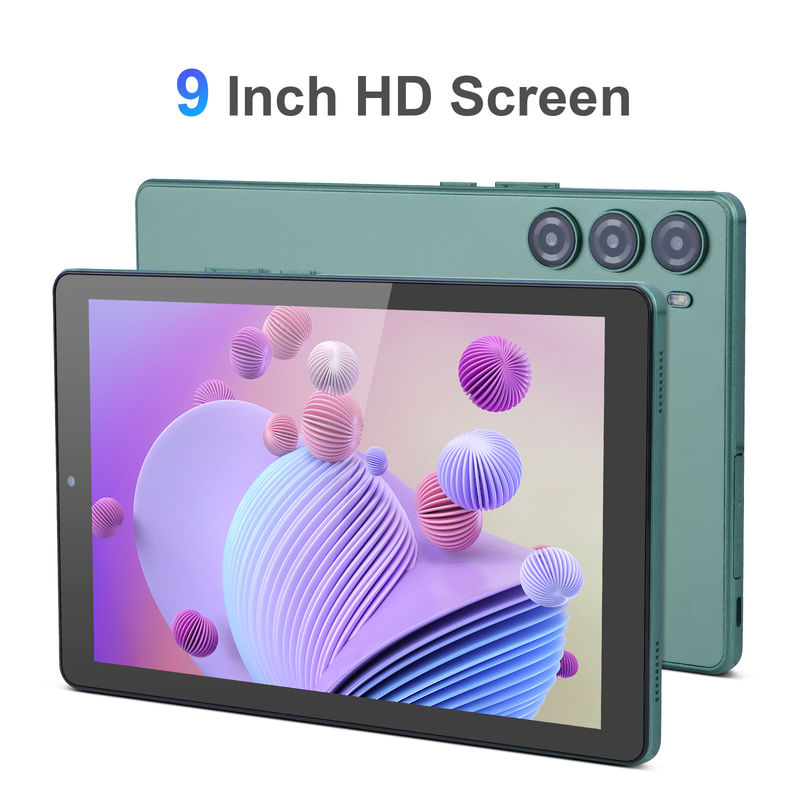 C idea 9 Inch Tablet PC WIFI 2.4G/5G 800x1280 IPS Screen Android Tablet Phone Call Support con doppia fotocamera ((verde)