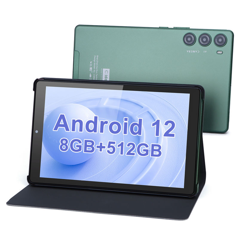 C idea 9 Inch Tablet PC WIFI 2.4G/5G 800x1280 IPS Screen Android Tablet Phone Call Support con doppia fotocamera ((verde)