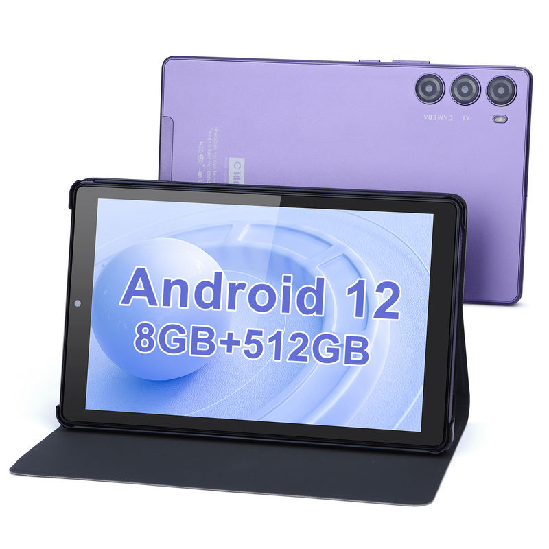 C idea 9 Inch Tablet PC WIFI 2.4G/5G 800x1280 IPS Screen Android Tablet Phone Call Support con doppia fotocamera ((Purple)