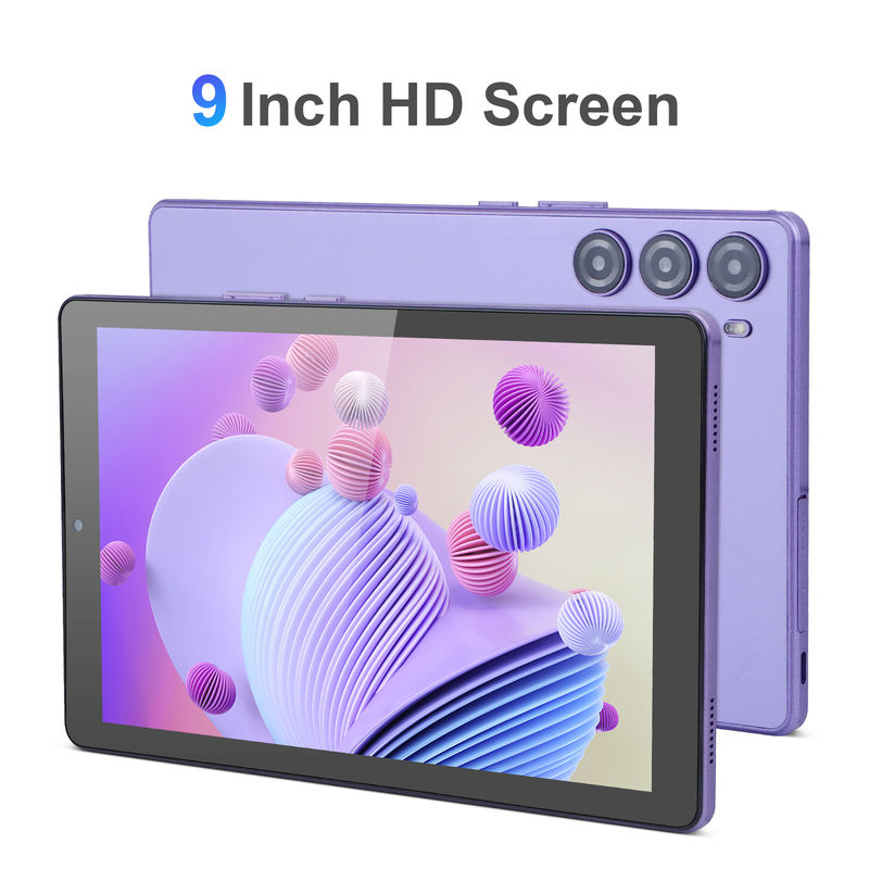 C idea 9 Inch Tablet PC WIFI 2.4G/5G 800x1280 IPS Screen Android Tablet Phone Call Support con doppia fotocamera ((Purple)