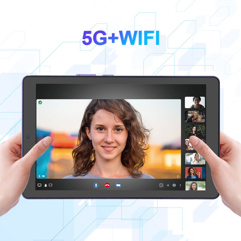 C idea 9 Inch Tablet PC WIFI 2.4G/5G 800x1280 IPS Screen Android Tablet Phone Call Support con doppia fotocamera ((Purple)