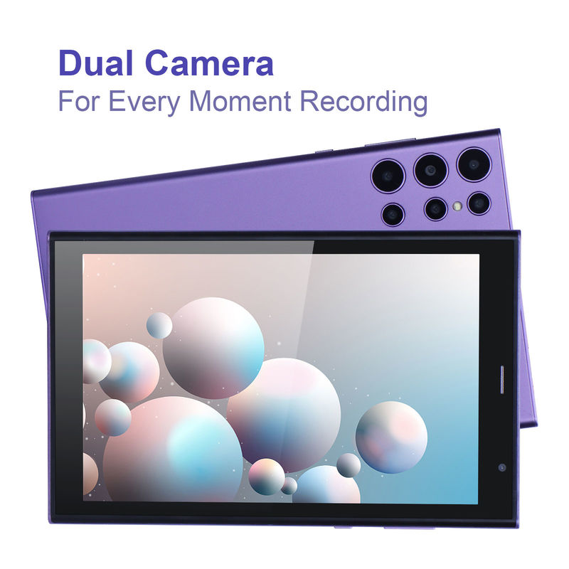 C idea 8 pollici Android Tablet PC 8GB RAM 512GB ROM Quad Core 800*1280 HD Tablet con WIFI/SIM Card CM822 (Purple)