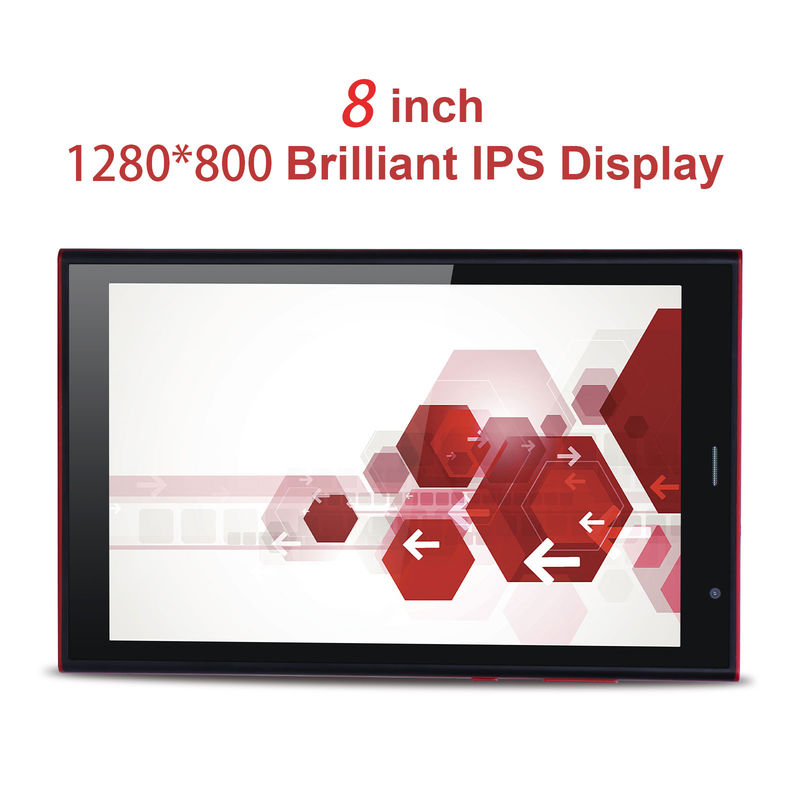 C idea 8 pollici Android Tablet PC 8GB RAM 512GB ROM Quad Core 800*1280 HD Tablet con WIFI/SIM Card CM822 (rosso)