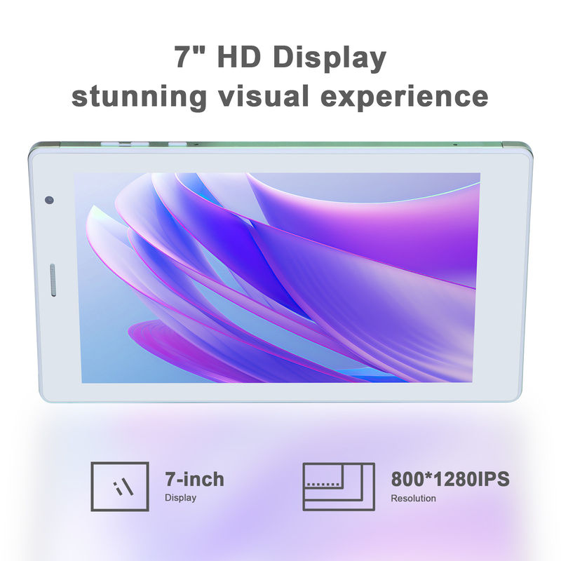 C idea 7 pollici Android Smart Tablet 8+512GB Quad Core WiFi Tablet HD Touch Screen CM513 ((verde)