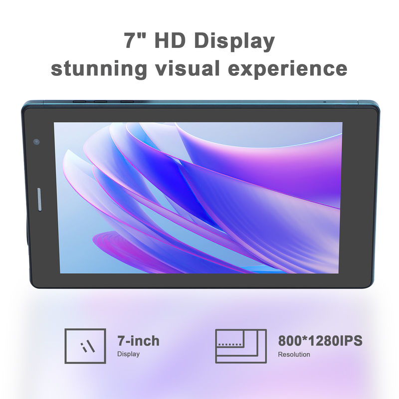 C idea 7 pollici Android Smart Tablet 8+512GB Quad Core WiFi Tablet HD Touch Screen CM513 ((blu)