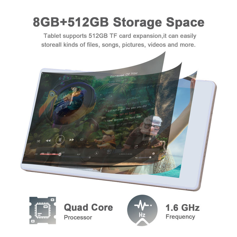 C idea 7 pollici Android Smart Tablet 8+512GB Quad Core WiFi Tablet HD Touch Screen CM513 ((Doro)