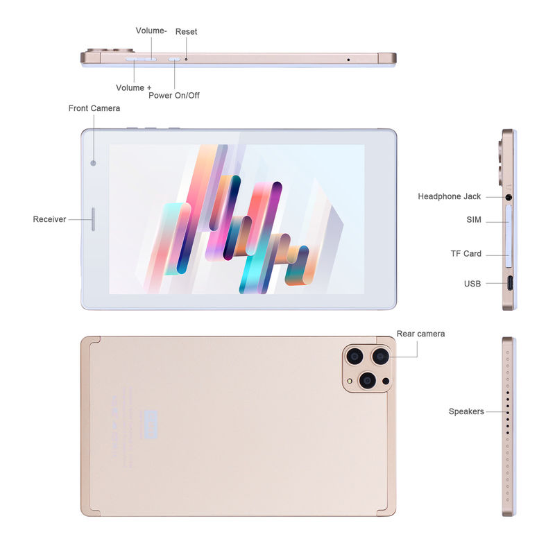 C idea 7 pollici Android Smart Tablet 8+512GB Quad Core WiFi Tablet HD Touch Screen CM513 ((Doro)