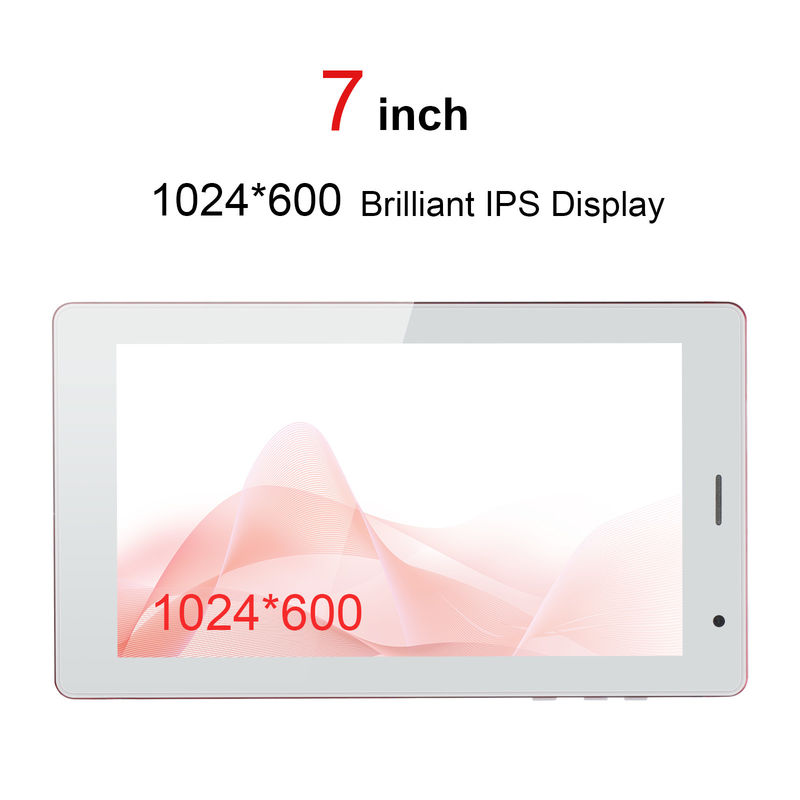 C idea 7 Inch Tablet PC 8GB RAM 512GB ROM Quad Core Processor Dual Camera WiFi/BT per adolescenti con Case CM513 (rosso)