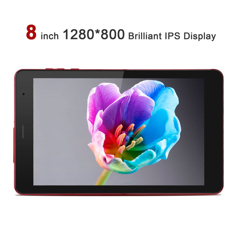 C idea Android 8 Inch Tablet PC Android 12 Tablet 512GB Storage Tablets PC Quad Core Processor CM813 rosso