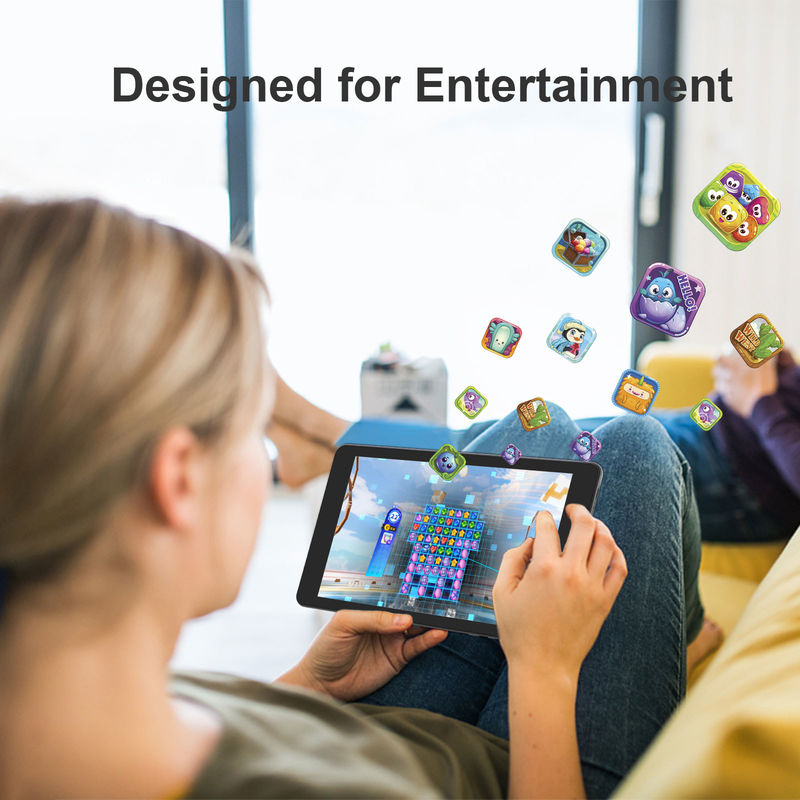 C idea Android 8 Inch Tablet PC Android 12 Tablet 512GB Storage Tablets PC Quad Core Processor CM813 rosso