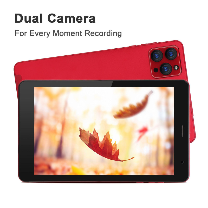 C idea 8 pollici Android 12 Tablet 6GB RAM 512GB ROM 8000mAh Batteria 5+8MP Fotocamera CM813 PRO-rosso