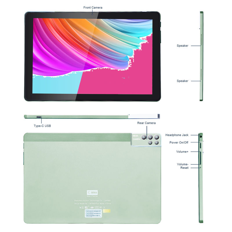 C idea 6+256GB 800x1280 IPS Tablet PC da 10 pollici con custodia Quad Core Dual 5MP+8MP Fotocamera HD IPS Display CM7000