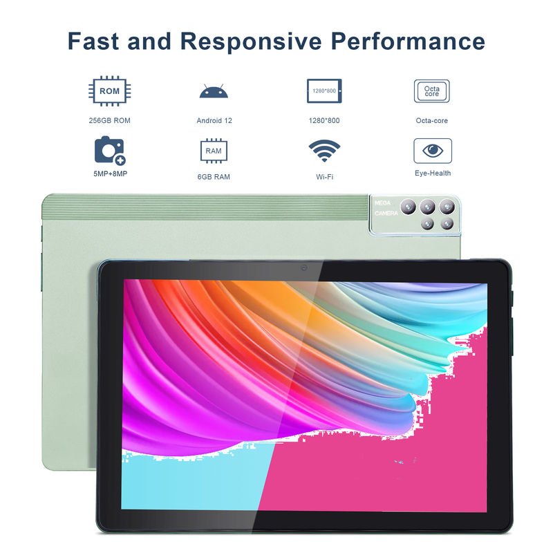 C idea 6+256GB 800x1280 IPS Tablet PC da 10 pollici con custodia Quad Core Dual 5MP+8MP Fotocamera HD IPS Display CM7000