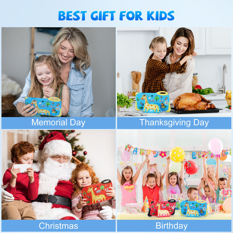 C Idea Tablet Android da 7 pollici per i bambini dai 3 ai 7 anni Espandi tablet da 512 GB Kidspad con custodia CM92