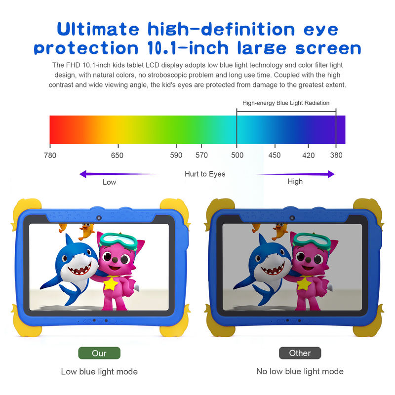 C idea Kids Tablet PC 10.1 Inch 800*1280 HD IPS Screen Con pre-installato iwawa Doppio WiFi e doppia fotocamera P1150