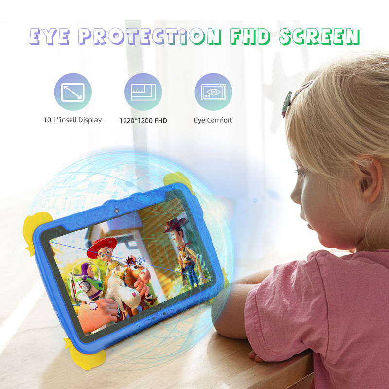 C idea Kids Tab 10.1inch Android 12 Tablet per bambini 4GB RAM 64GB ROM Protezione oculare touchscreen P1150