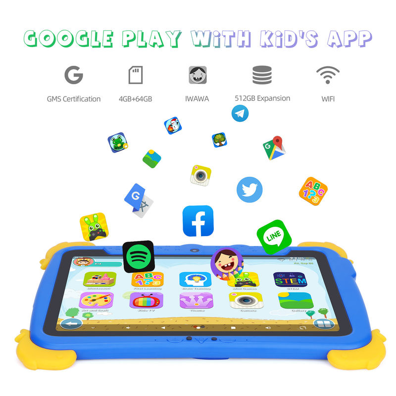 C idea Kids Tab 10.1inch Android 12 Tablet per bambini 4GB RAM 64GB ROM Protezione oculare touchscreen P1150