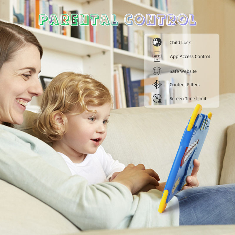C idea Kids Tab 10.1inch Android 12 Tablet per bambini 4GB RAM 64GB ROM Protezione oculare touchscreen P1150