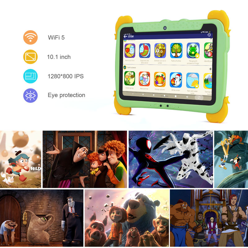 C idea 10,1 pollici Tablet PC per bambini con custodia Protezione occhi ips schermo HD Preinstallazione IWAWA P1150