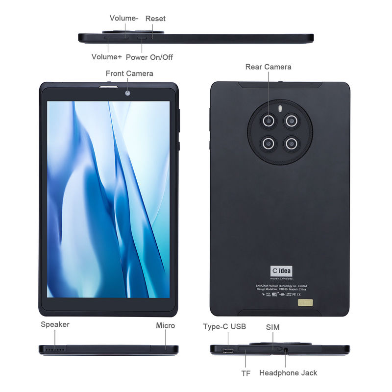 C Idea Tablet Android Con 800 * 1280 IPS Display Batteria a lunga durata 8 pollici Tablet PC CM815