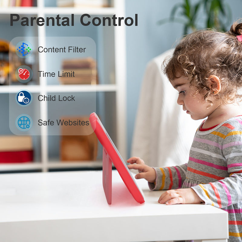 C idea Tablet didattico da 7 pollici Kidspad con custodia antinfanzia Batteria grande 5000mAh IWAWA Preinstallato CM80Red