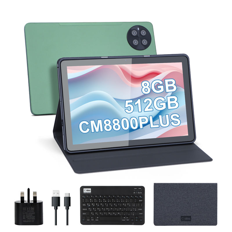 C Idea 10,1 pollici 8GB RAM 512GB ROM WiFi Smart Tablet PC con supporto SIM CM8800plus