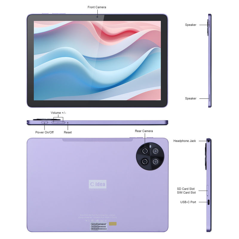 C idea 8GB RAM 512GB ROM Smart Tablet PC con tastiera e mouse CM8800plus