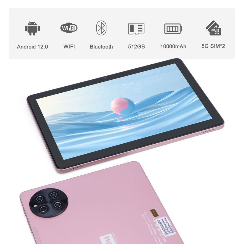 C Idea Android 8GB RAM 512GB ROM 10.1 Inch Tablet con tastiera per scuola CM8800plus