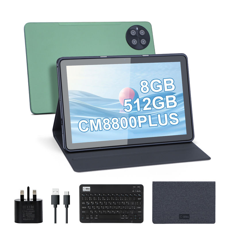C idea Tablet per studenti 8GB RAM 512GB ROM 10,1 pollici Tablet PC con 2 SIM CM8800plus