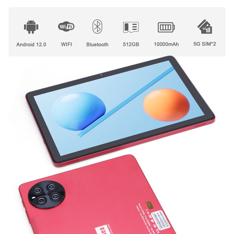 C idea Kids Tablet con 8GB RAM 512GB ROM Android Tablet PC con tastiera CM8800plus