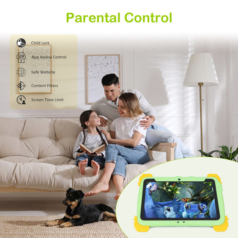 C idea 10,1 pollici Tablet PC per bambini con custodia protezione occhi IPS schermo HD per l'istruzione apprendimento