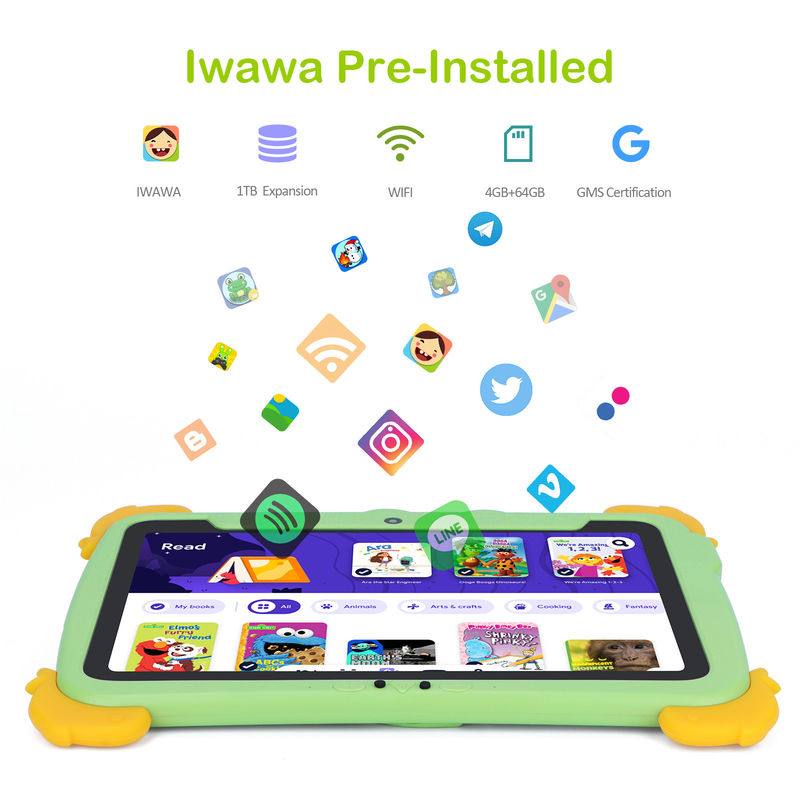 C idea 10,1 pollici Tablet PC per bambini con custodia protezione occhi IPS schermo HD per l'istruzione apprendimento