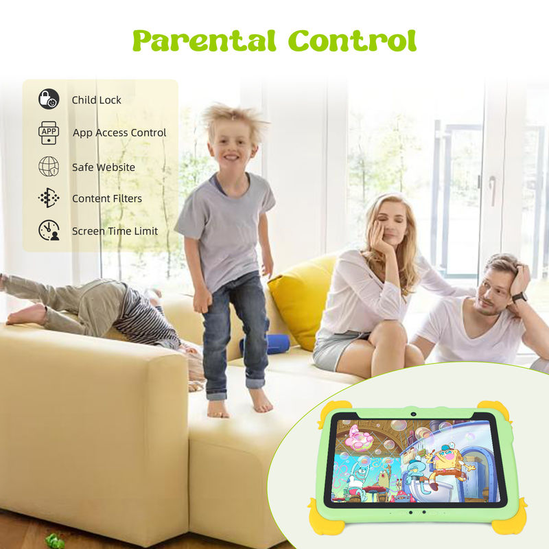 C Idea Kids Tablet 10,1 pollici Android Tablet PC con custodia protezione occhi 1280 * 800 schermo preinstallazione IWAWA per l'istruzione